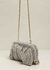 Bolsa Clutch Cravejada com Strass Prata - loja online