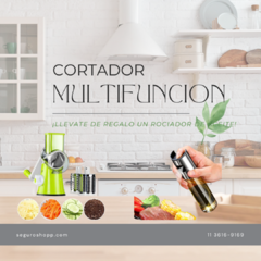 Cortador de verduras 4 en 1 MULTIFUNCION - ¡TE REGALAMOS UN ROCIADOR DE ACEITE!