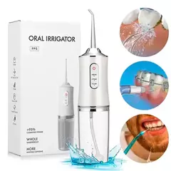 Irrigador Bucal Portátil Limpieza Dental Recargable AQUAPULSE PRO- ¡TE LLEVAS DE REGALO UN ORGANIZADOR DE CEPILLOS! - Seguro Shop