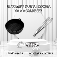 MOLDES DE SILICONA PARA AIRFRYER - PINZA MULTIUSO 30CM DE REGALO