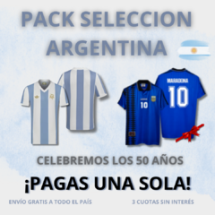 ¡2X1 SELECCION ARGENTINA! - CAMISETA ANIVERSARIO 50 + CAMISETA RETRO 1994 (DE REGALO)