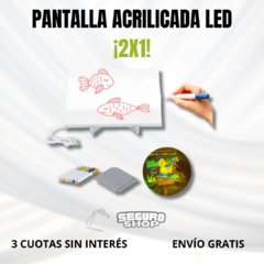 ¡2X1 EN PIZARRA ACRILICA LED PRO! -IMPULSA LA CREATIVIDAD Y EL APRENDIZAJE DE TUS HIJOS