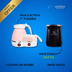 PAVA SILICON PLEGABLE + MATE STANLEY - ¡OFERTA 2X1!