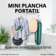 MINI PLANCHA A VAPOR PORTATIL SEGURO SHOP - TU NUEVA COMPAÑERA DE VIAJE