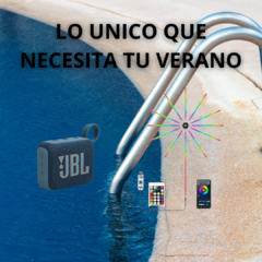 LUZ LED FUEGOS ARTIFICIALES + PARLANTE JBL GO 4 - SUPER 2X1 VERANO 2025