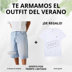 BERMUDA BAGGY LISA EN TENDENDIA - ¡LLEVATE UNA REMERA LACOSTE POR 0$!