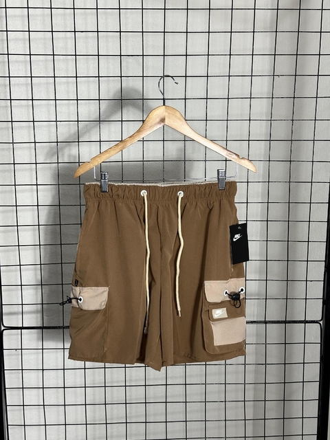 Short NK - Brown With Beige Pocket