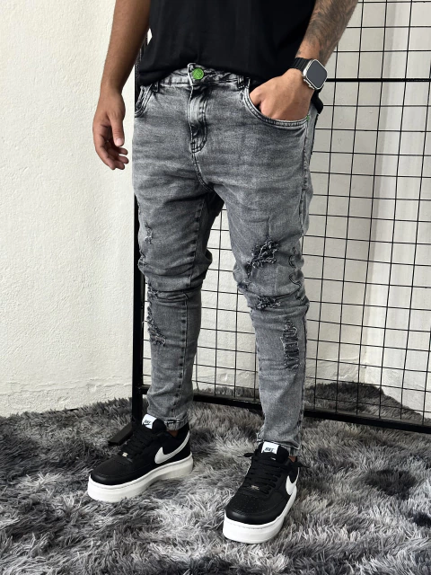 Calça Modelo Jogador - Gray With White Detail - comprar online