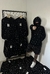 Conjunto Nk Chuvisco Da Virgula Moletom/Short Tactel - Preto - comprar online