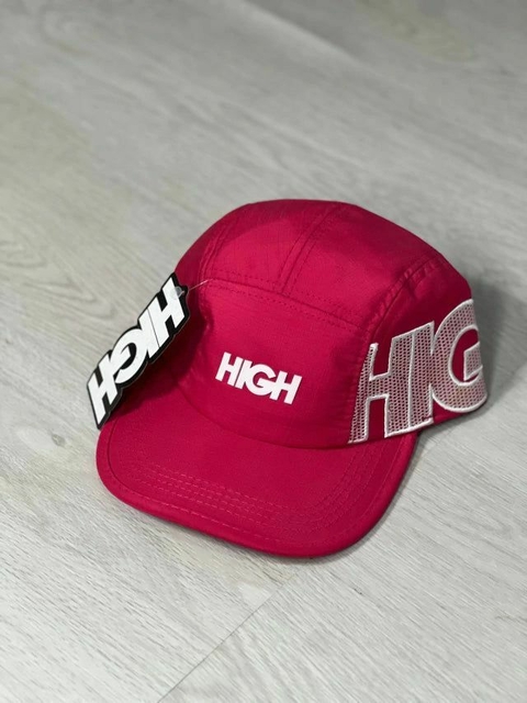 Five Panel High - Embroidered Rose
