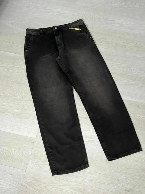 Calça Jeans Reta - Oversized Puffy Black