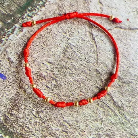 Pulseira 7 Nós + Bolinhas