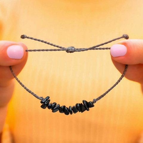 Pulseira Trançada Pedra Estrela - comprar online