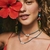 CHOCKER TURQUESA - QUARTZO ROSA - comprar online