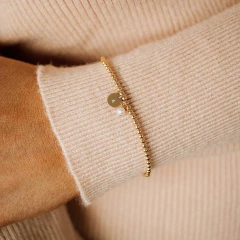 Pulseira Inicial Bolinhas - comprar online