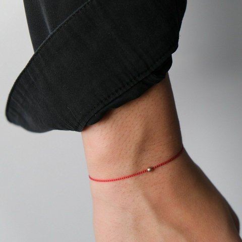 Pulseira Vermelha Bolinha - comprar online