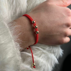 Pulseira Vermelha Macramê - comprar online