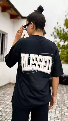 Remera Overzise Unisex Blessed @WAYLAZ - comprar online