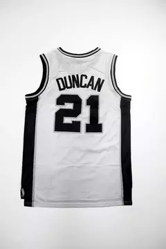 Camiseta Importada San Antonio Spurs White - #21 Duncan en internet