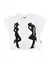 Camiseta Feminina Mad Enlatados Casal Cowboy Off White - comprar online