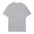 Camiseta Barra Crew Alto Relevo Cinza Mescla - comprar online