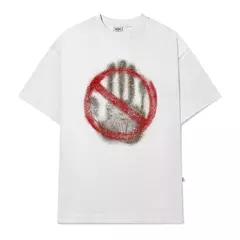 Camiseta Barra Crew Proibido Tocar Branca - comprar online