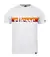 Camiseta Ellesse Logo Striped Branca - comprar online