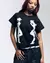 Camiseta Feminina Mad Enlatados Casal Cowboy Preta na internet