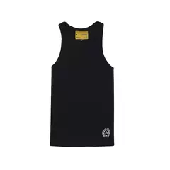 Regata Canelada Barra Crew Brasão B Preta - comprar online