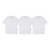 Basic Pack - Kit 3 Regular Fit Street Business (Branca+Branca+Branca) - comprar online