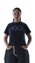 Camiseta Feminina Quadro Creations Fragile Azul Marinho na internet