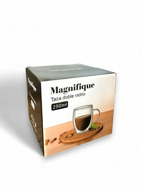 TAZA CON ASA DOBLE VIDRIO 200CC