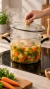 OTTEN OLLA VIDRIO TEMPLADO 4.5LTS - comprar online