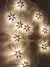 10 LUCES ESTRELLAS METAL WHITE - comprar online