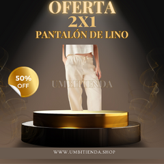 Pantalón de Lino Premium + ¡otro pantalón de regalo! ¡OFERTA 2X1!