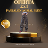 Pantalón Wide Leg Animal Print Premium + ¡otro pantalón de regalo! ¡OFERTA 2X1!