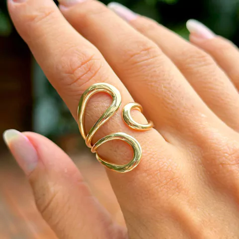 Anel formas - ouro 18k