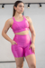 Conjunto Short Alta Compressão G - Hot Pink