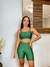 Conjunto Short Alta Compressão P - Verde Bandeira - Kombufit