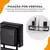 Suporte para Shampoo com Ventosa - Preto Fosco (8050PT) - Future - Girassol homesho