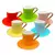 Jogo de 12 Peças para Café Fanzini em New Bone China com Borda Dourada 100ml – (Ref. 29195)