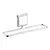 Toalheiro de Lavabo 25 cm com Adesivo - Cromado (ProdPai_183) - Future