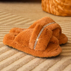 Sandália Strass Marrom - Ref. 5595 - comprar online