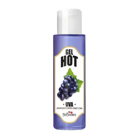 Gel Beijável Hot Uva 35ml Hot Flowers