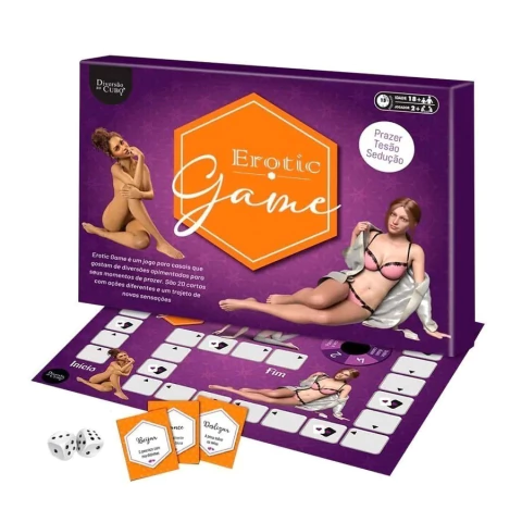 Jogo de Tabuleiro Erotic Game Diversão ao Cubo