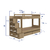 Imagen de Cama Superpuesta Con Escalera Boxes Y Cajones