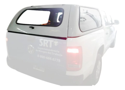 Cúpula Amarok 2010+ C/doble Vidrios Fijos Gel Coat