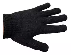 Docena guantes mágicos negro lisos adultos