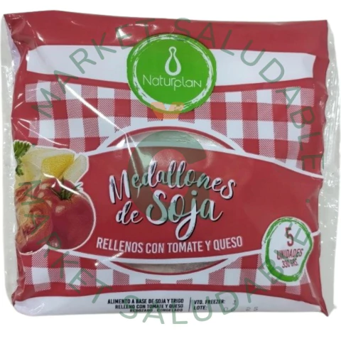 NATURPLAN - MILANESAS DE SOJA RELLENAS CON TOMATE Y QUESO x 5 u - comprar online