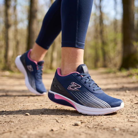 Zapatilla Deportiva Running Zeuz 84FX Mujer Azul Marino Gym